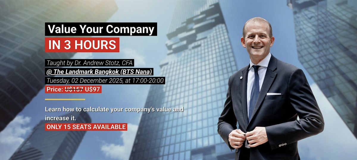 Value Your Company – IN 3 HOURS, 2 December | Event in Khet Khlong Toei | AllEvents