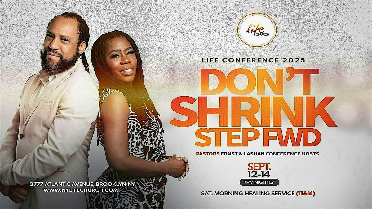 Life Conference 2025: don't shrink  ... STEP FORWARD!, 12 September | Event in Brooklyn | AllEvents