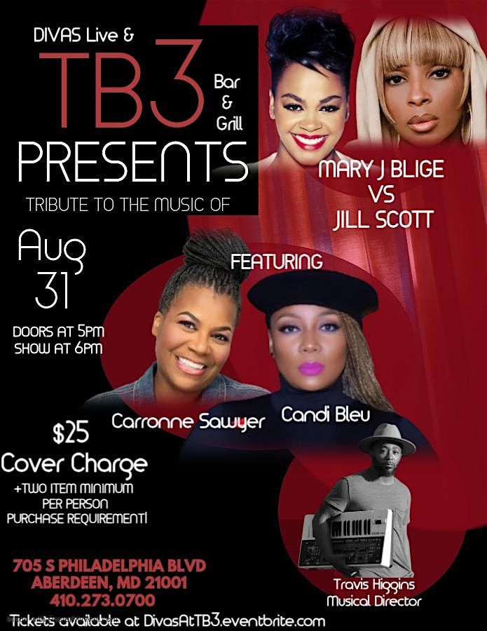 Tribute to the Music of Jill Scott & Mary J. Blige, 31 August | Event in Aberdeen | AllEvents