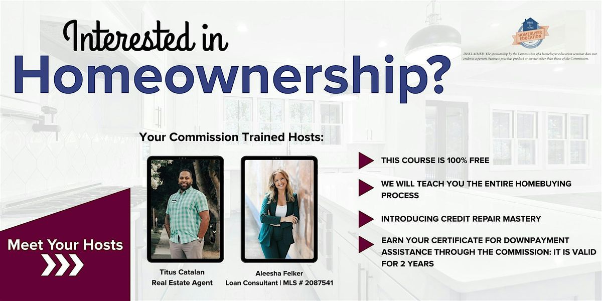 Down Payment Assistance and First Time Home Owners Coaching Class | Event in Federal Way | AllEvents