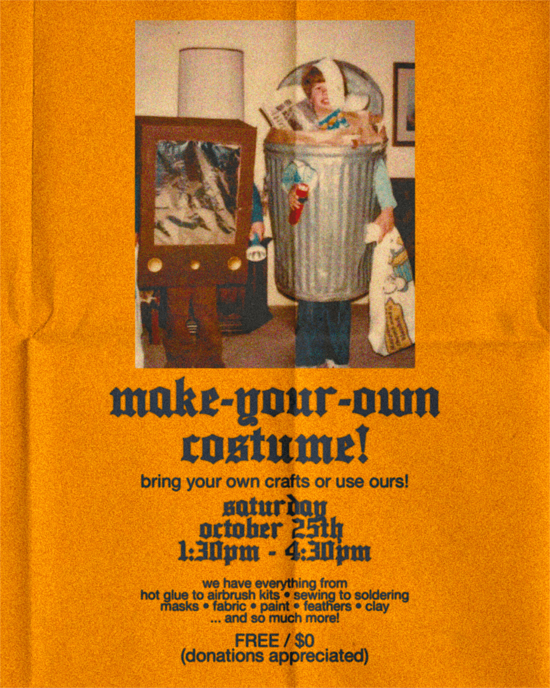 MAKE-YOUR-OWN-COSTUME: A Free DIY Workshop/Craft/Sewing Day!!, 25 October | Event in Seattle | AllEvents