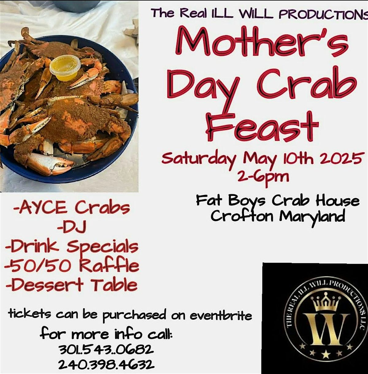 Mother's Day Crab Feast, 10 May | Event in Crofton | AllEvents