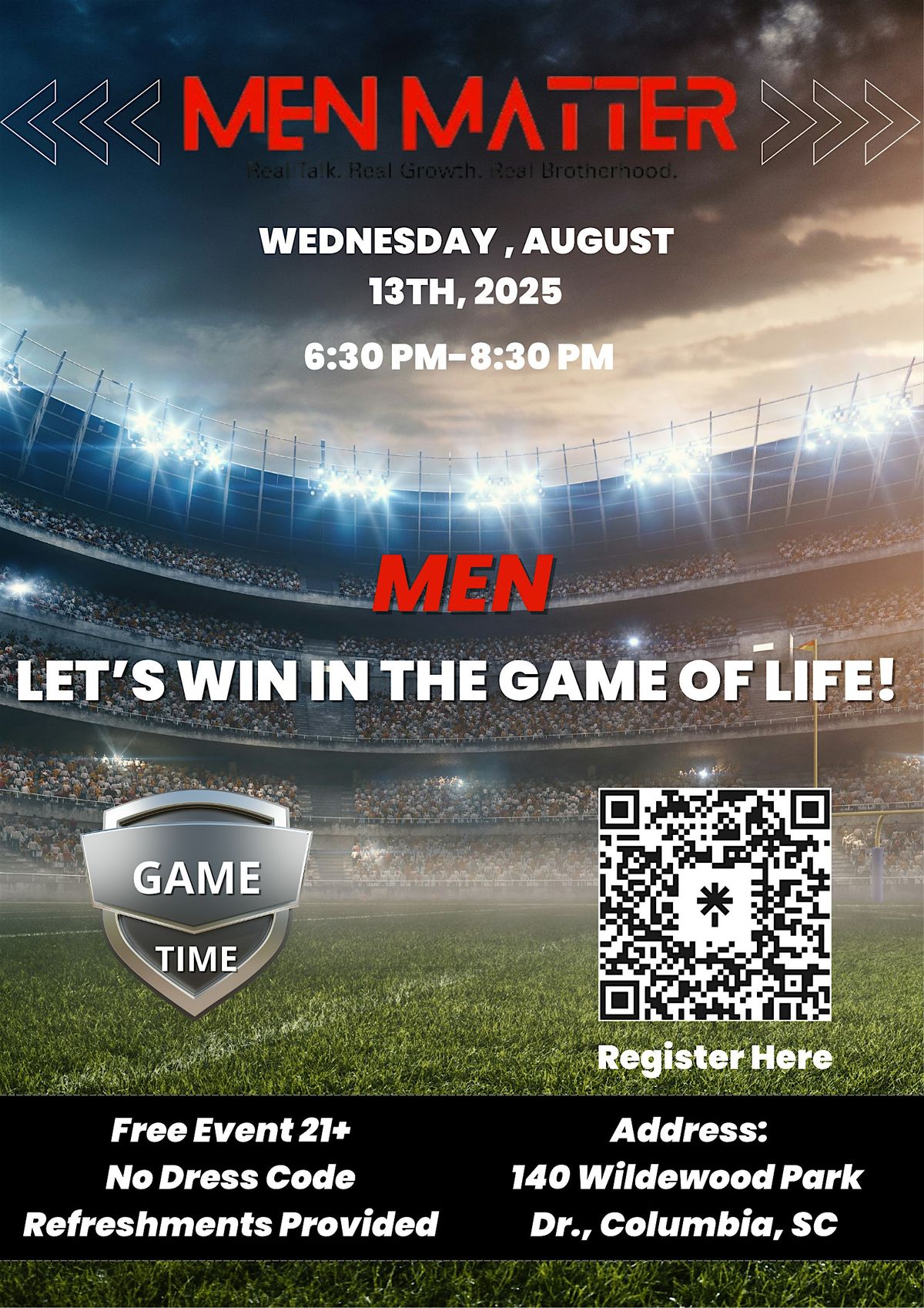 "MEN MATTER!” LIVE Networking Event in Person, 13 August | Event in Columbia | AllEvents