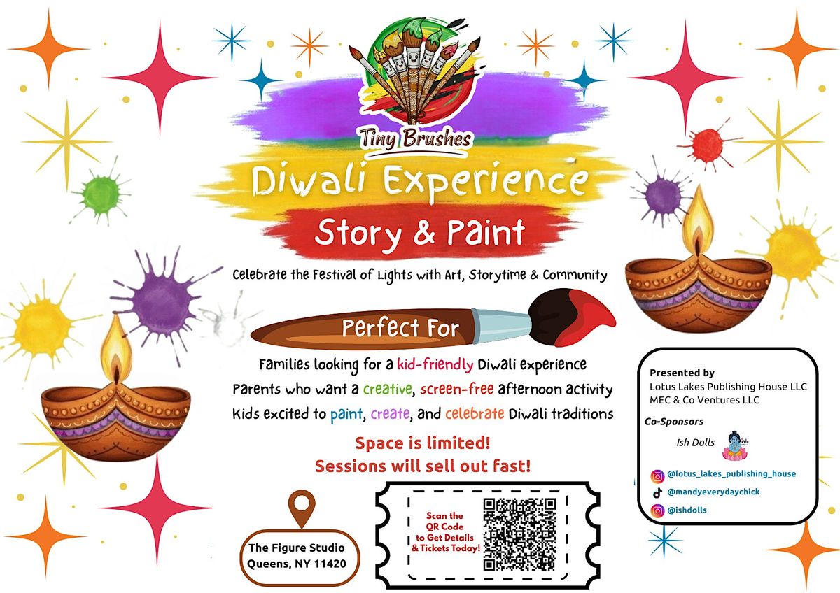 Tiny Brushes: A Diwali Experience | Story & Paint, 12 October | Event in South Ozone Park | AllEvents