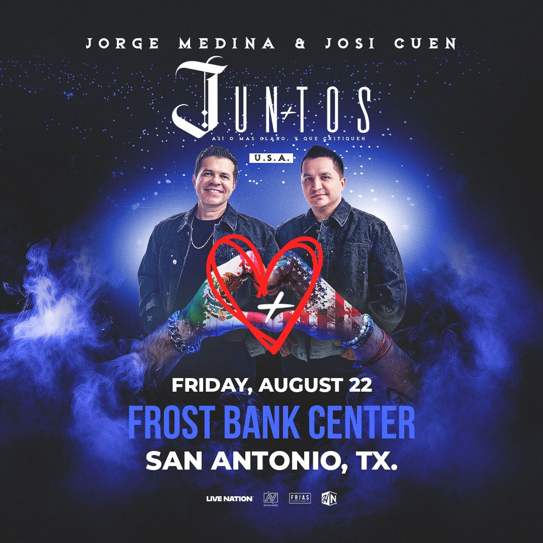 Jorge Medina & Josi Cuen San Antonio Tickets, 22 August | Event in San Antonio | AllEvents