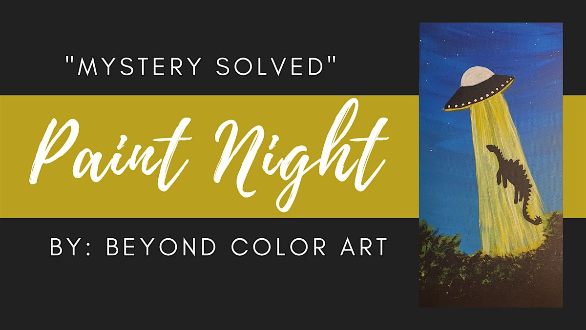 "Mystery Solved" Paint Night, 18 August | Event in St. George | AllEvents