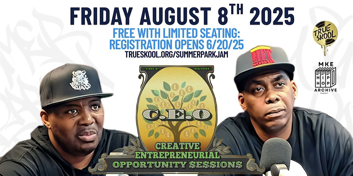 CEO Sessions at SUMMER PARK JAM WEEKEND 2025, 8 August | Event in Milwaukee | AllEvents