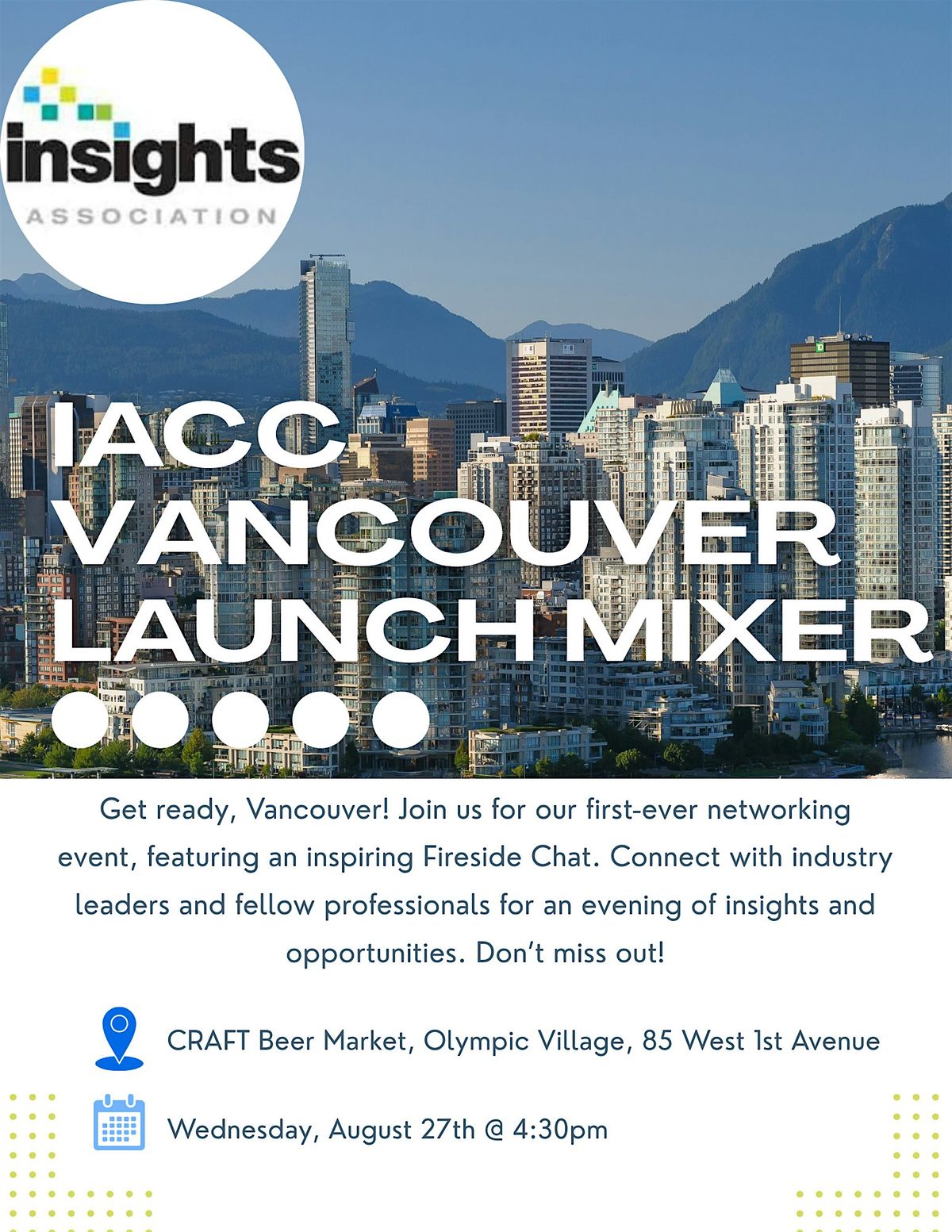 IA Vancouver Launch Mixr, 27 August | Event in Vancouver | AllEvents