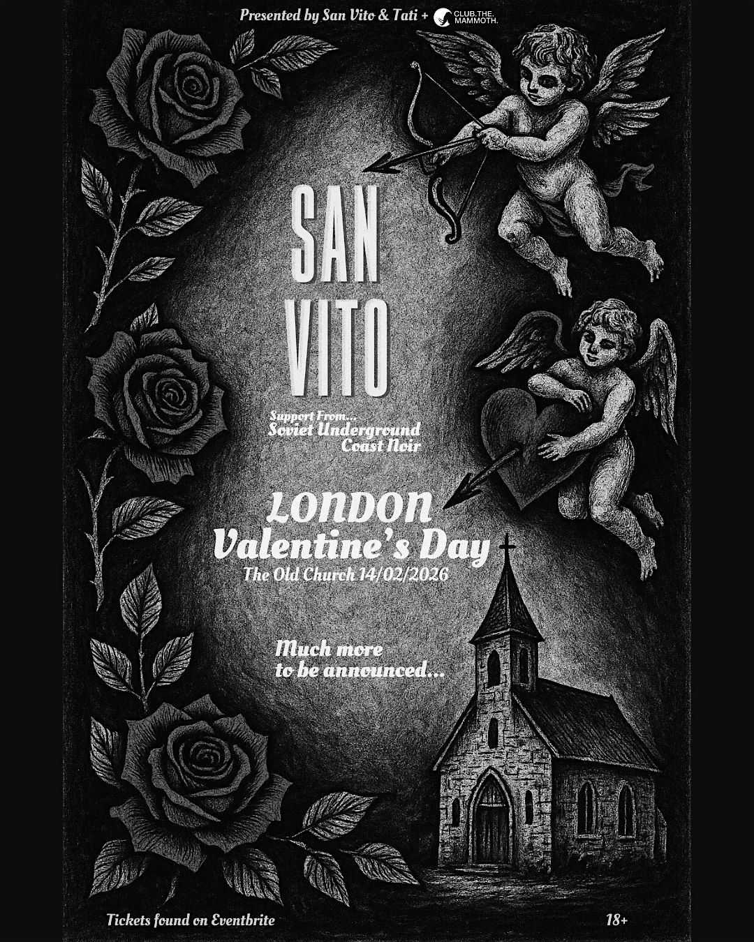 San Vito's Valentine Noir at The Old Church, 14 February | Event in London | AllEvents