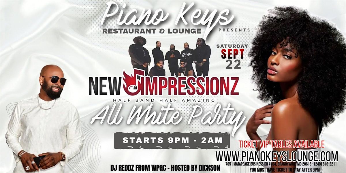 New Impression Band Live @ Piano Keys Lounge - Sat - Sept 20, 20 September | Event in Brandywine | AllEvents