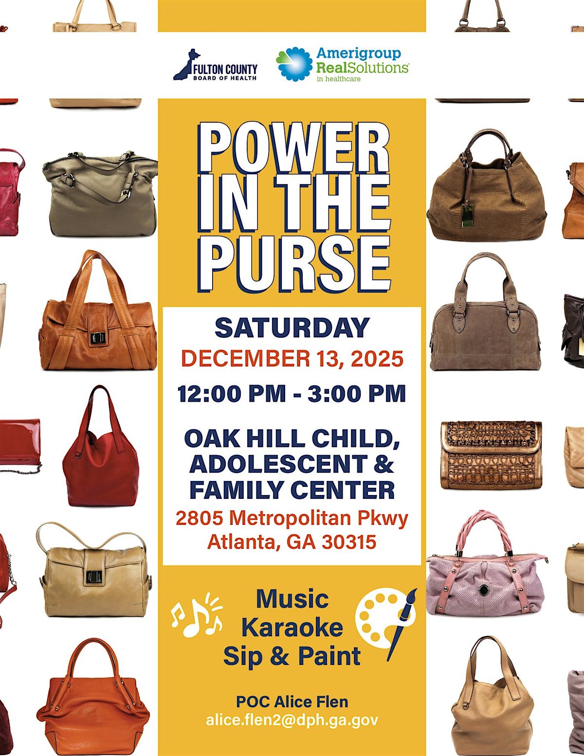 Community Outreach Event: Power In the Purse, 13 December | Event in Atlanta | AllEvents