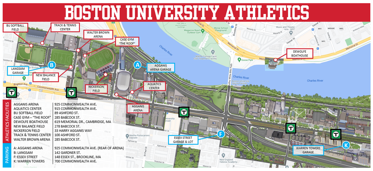 Parking Vermont Catamounts at Boston University Terriers Mens Hockey, 5 December | Event in Boston | AllEvents