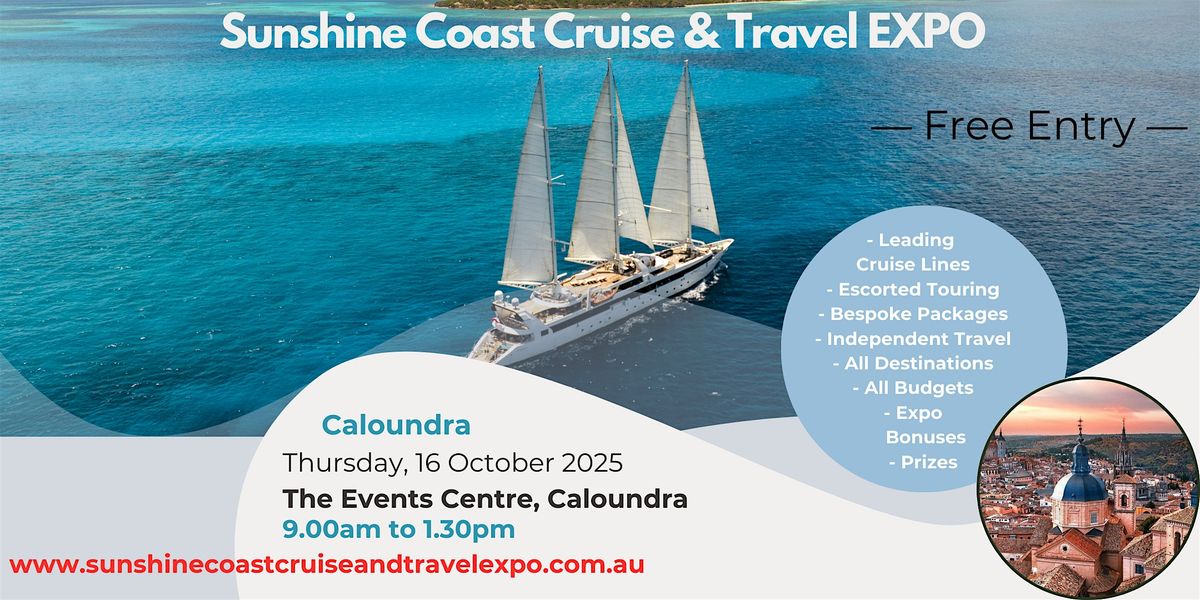 Sunshine Coast Cruise & Travel Expo - Caloundra, 16 October | Event in Caloundra | AllEvents