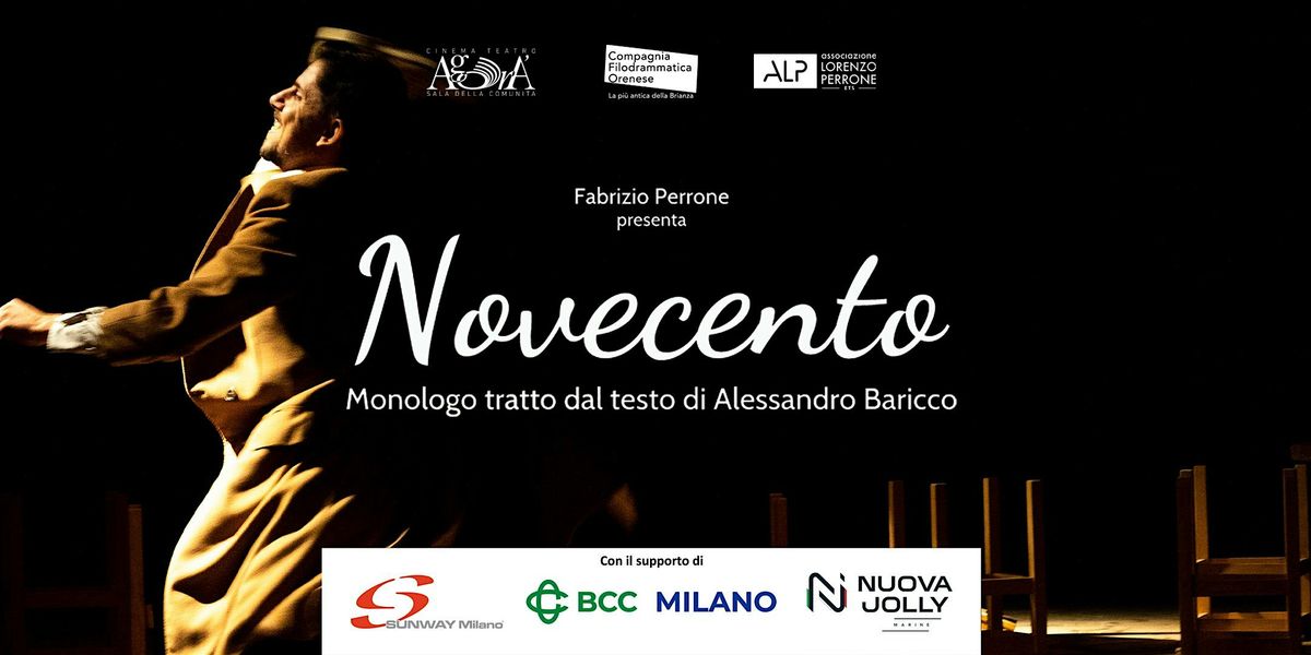 Novecento, 17 October | Event in Cernusco sul Naviglio | AllEvents