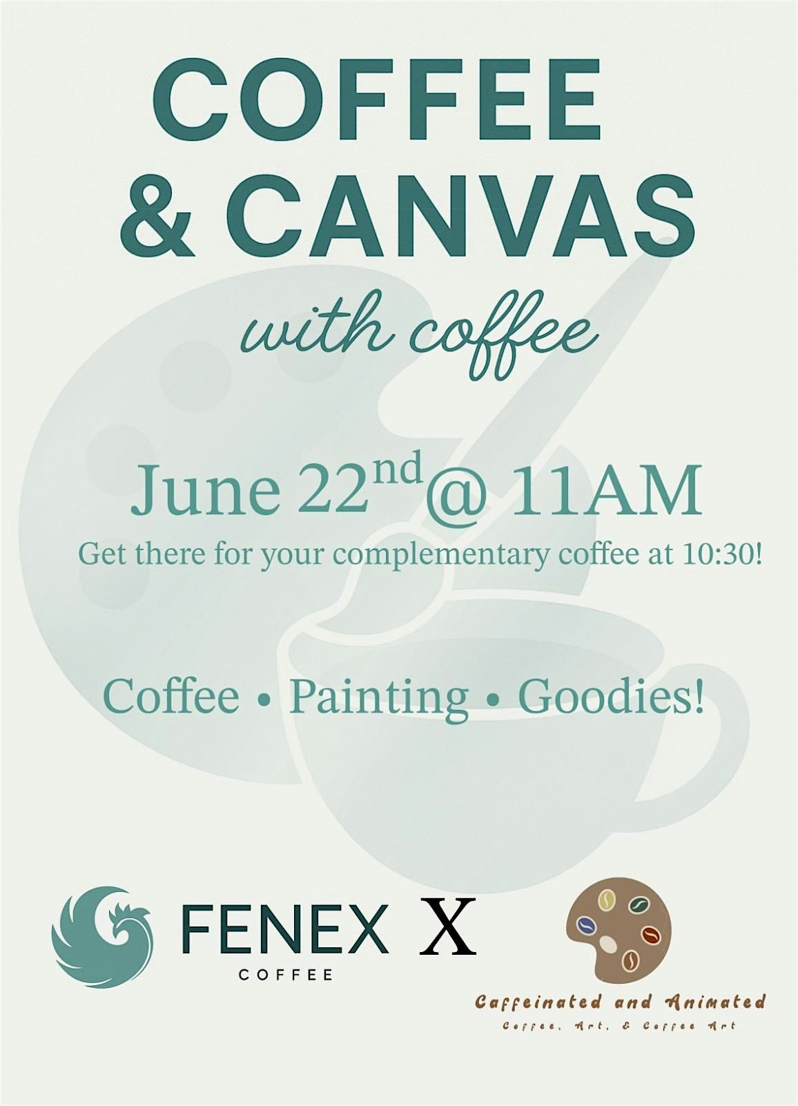 Coffee and Canvas- With Coffee, 22 June | Event in Bellingham | AllEvents