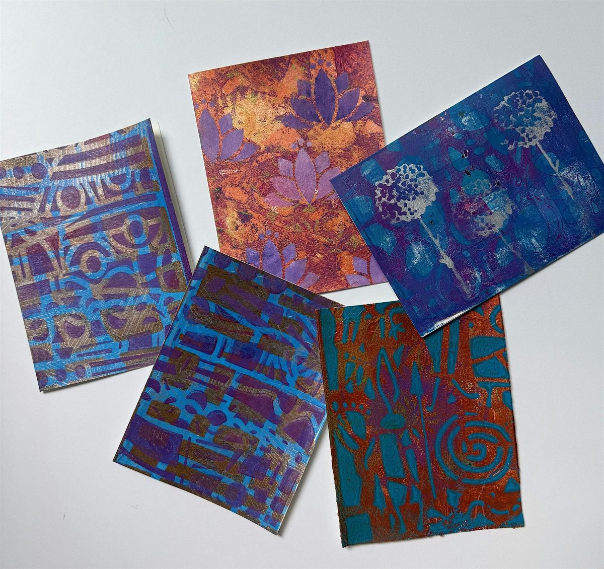 Make your own greeting cards with Gelli printing basics class, 1 August | Event in Warwick | AllEvents