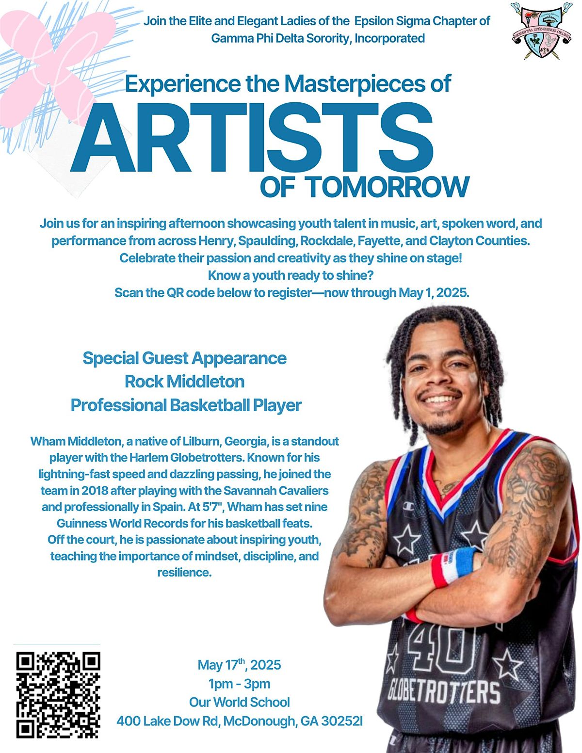 Artist of Tomorrow, 17 May | Event in McDonough | AllEvents