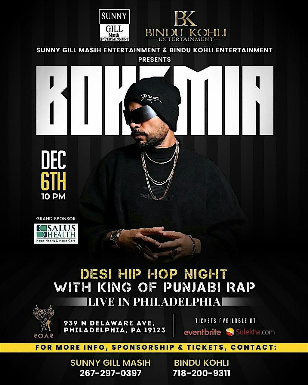Desi Hip Hop Night With King Of Punjabi Rap Bohemia