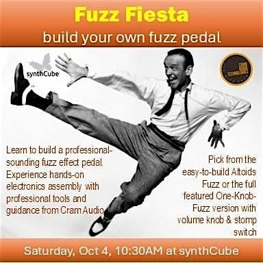 Fuzz Fiesta - DIY Guitar Fuzz Pedal Building Workshop, 4 October | Event in Waltham | AllEvents