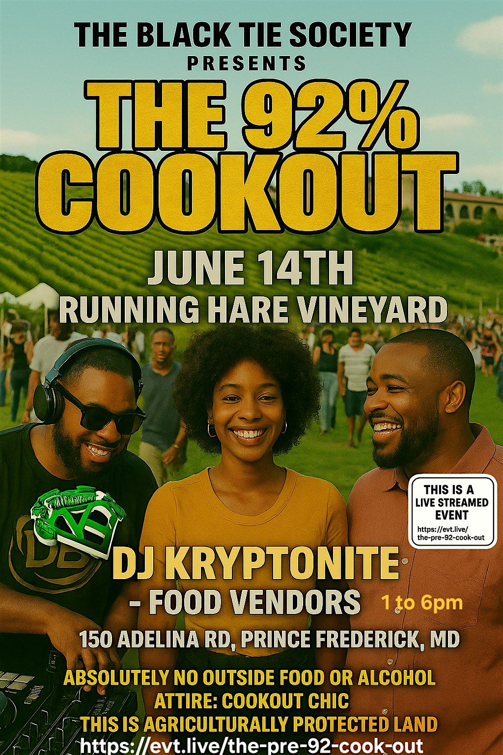 The 92% Cook Out!, 14 June | Event in Prince Frederick | AllEvents