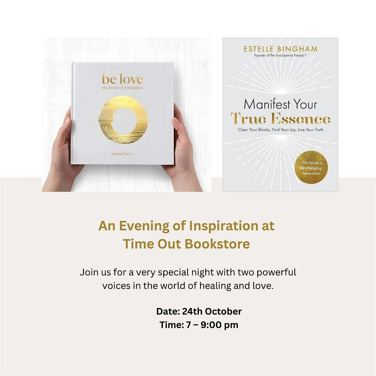 Evening of Inspiration with Estelle Bingham &amp; Emma Farry
