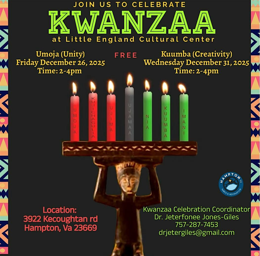 Kwanzaa Celebration, 26 December | Event in Hampton | AllEvents