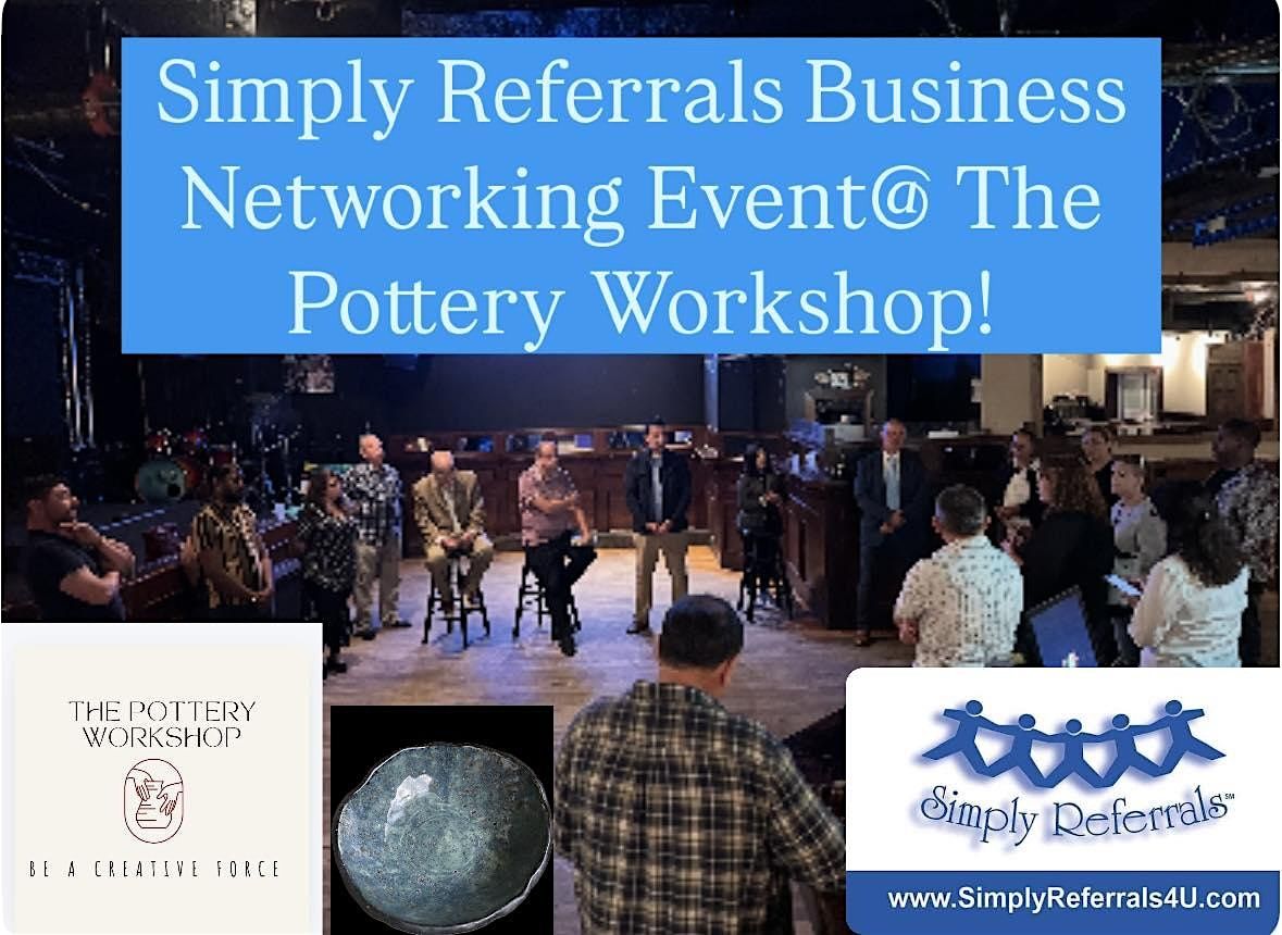 Simply Referrals Lynbrook Business Networking Event @ The Pottery Workshop!, 13 August | Event in Lynbrook