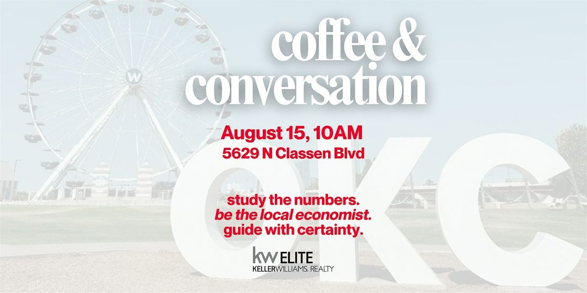 Coffee & Conversation, 15 August | Event in Oklahoma City | AllEvents