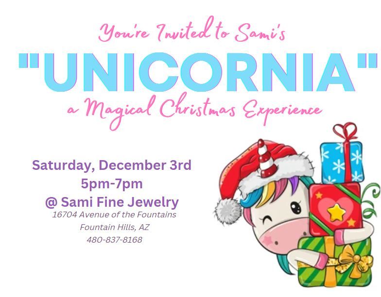 Unicornia During Stroll in the Glow, Sami Fine Jewelry, Fountain Hills