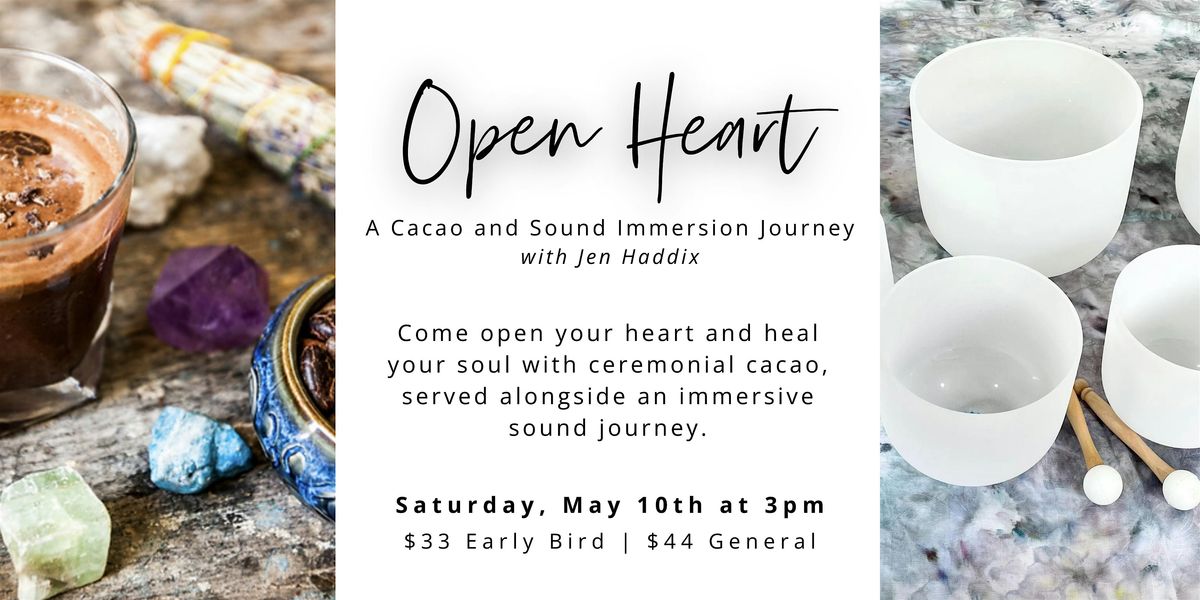 Open Heart: A Cacao and Sound Immersion Journey | Event in Reno | AllEvents