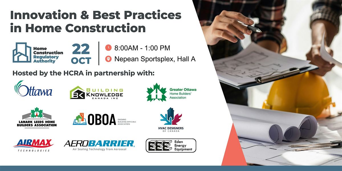 Innovation and Best Practices in Home Construction (Ottawa), 22 October | Event in Ottawa | AllEvents