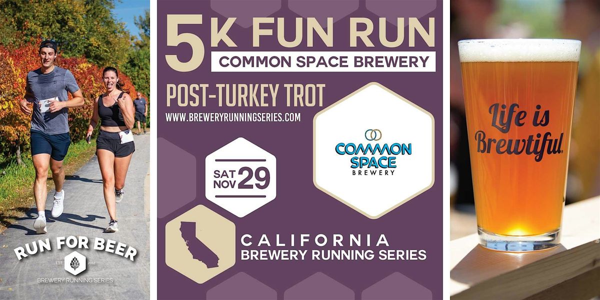 5k Beer Run x Common Space Brewery | 2025 CA Brewery Running Series, 29 November | Event in Hawthorne | AllEvents
