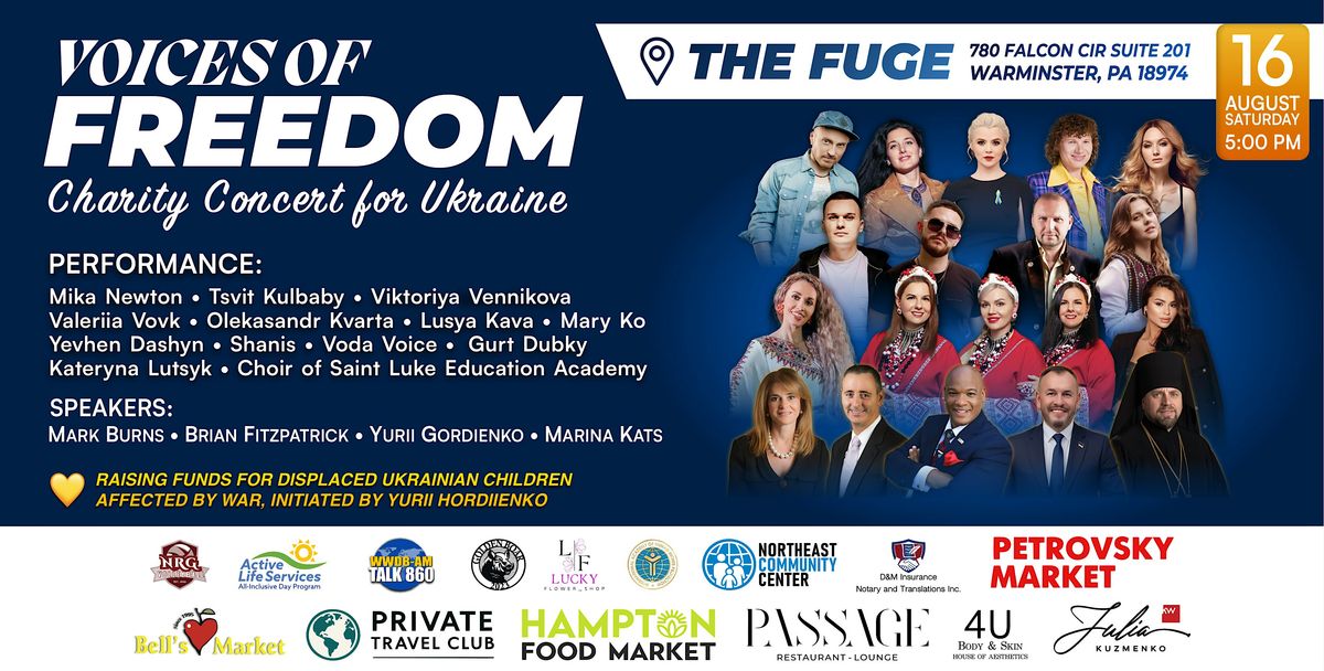 Voices of Freedom: Благодійний концерт до Дня Незалежності України, 16 August