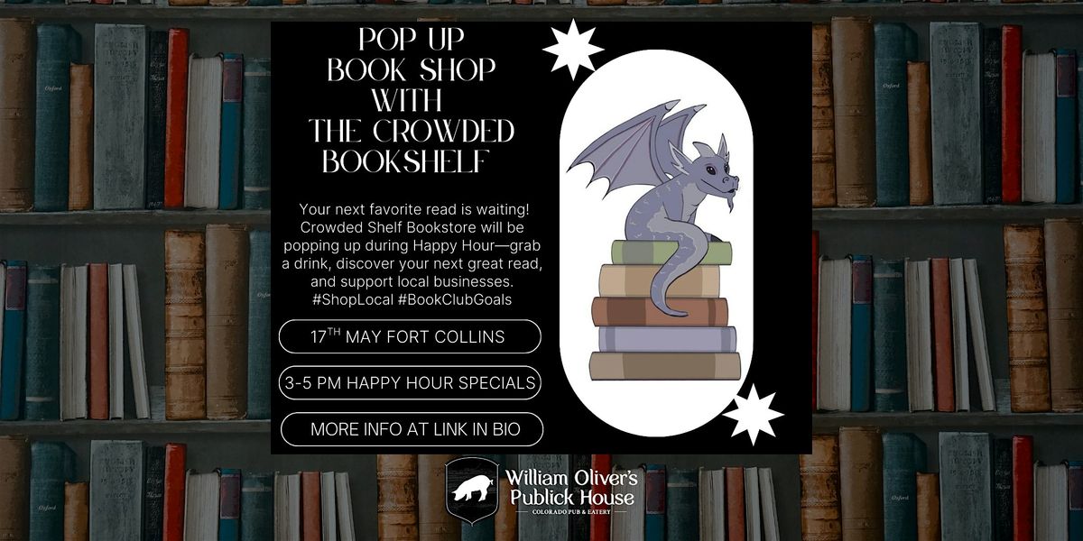 Book Pop Up with Crowded Shelf | Event in Fort Collins | AllEvents