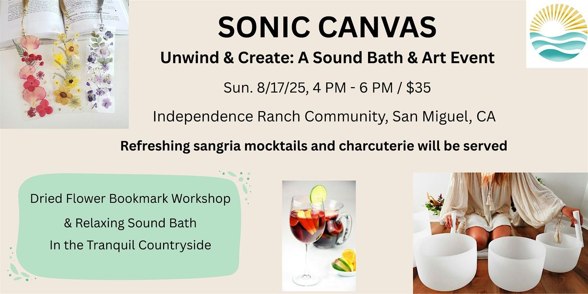 Sonic Canvas, 17 August | Event in San Miguel | AllEvents