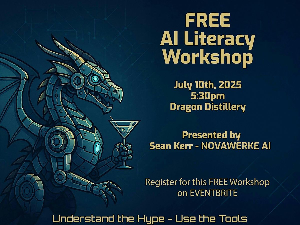 FREE AI Literacy Workshop, 10 July | Event in Frederick | AllEvents