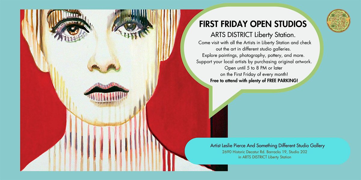 First Friday Open Studios at Artist Leslie Pierce Liberty Station., 1 August | Event in San Diego | AllEvents