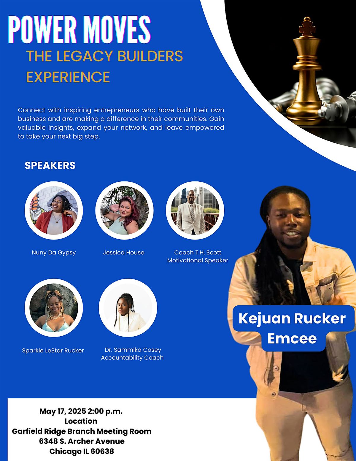 Legacy Builders Experience, 17 May | Event in Chicago | AllEvents