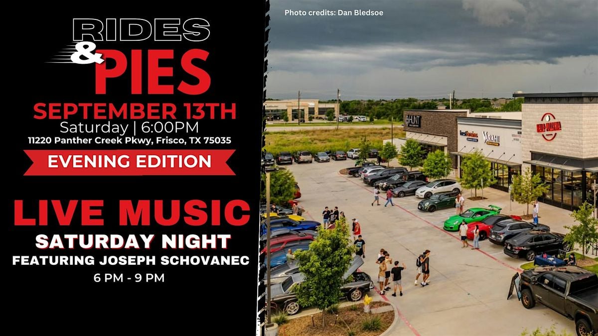 Rides & Pies - September - EVENING EDITION with Live Music, 13 September | Event in Frisco | AllEvents