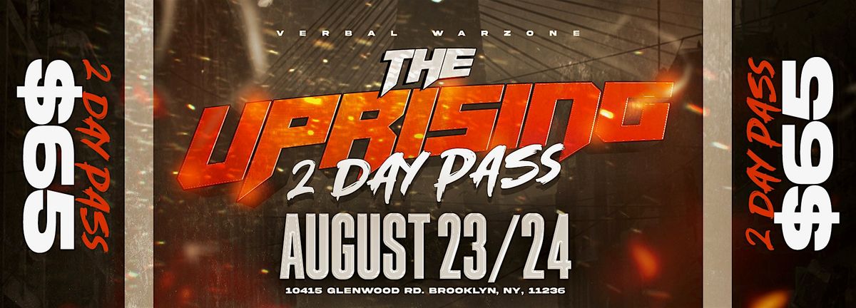 THE UPRISING BY VERBALWARZONE ENT, 23 August | Event in Brooklyn | AllEvents