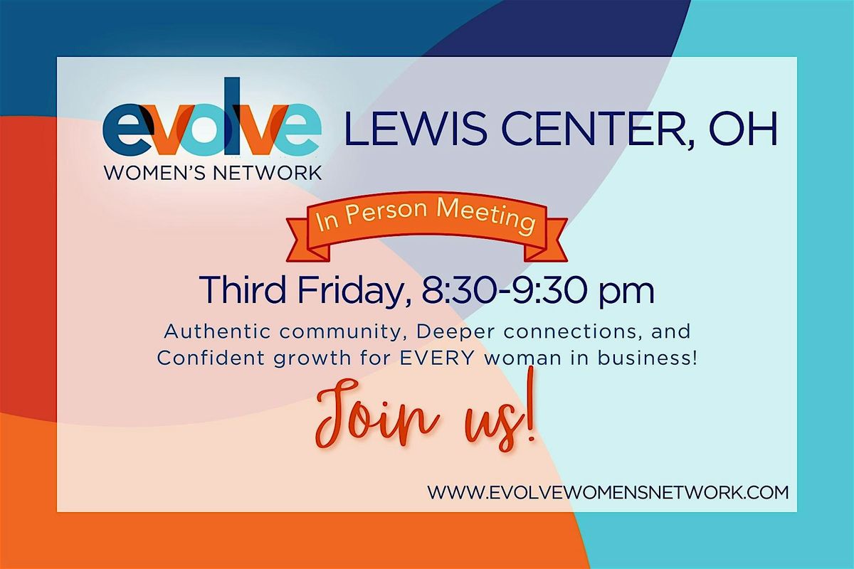 Evolve Women's Network: Lewis Center (In Person) | Event in Lewis Center | AllEvents