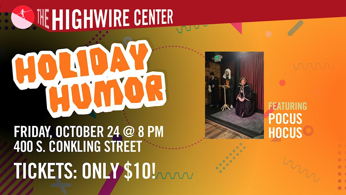 Pocus Hocus: Holiday Improv at The Highwire Center!, 24 October | Event in Baltimore | AllEvents