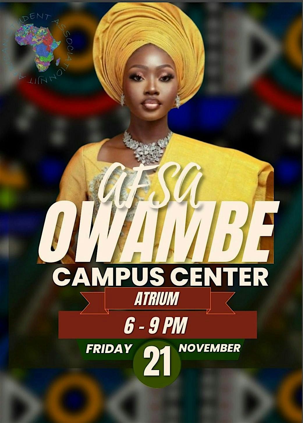 Owambe: Continental Twist, 21 November | Event in Newark | AllEvents