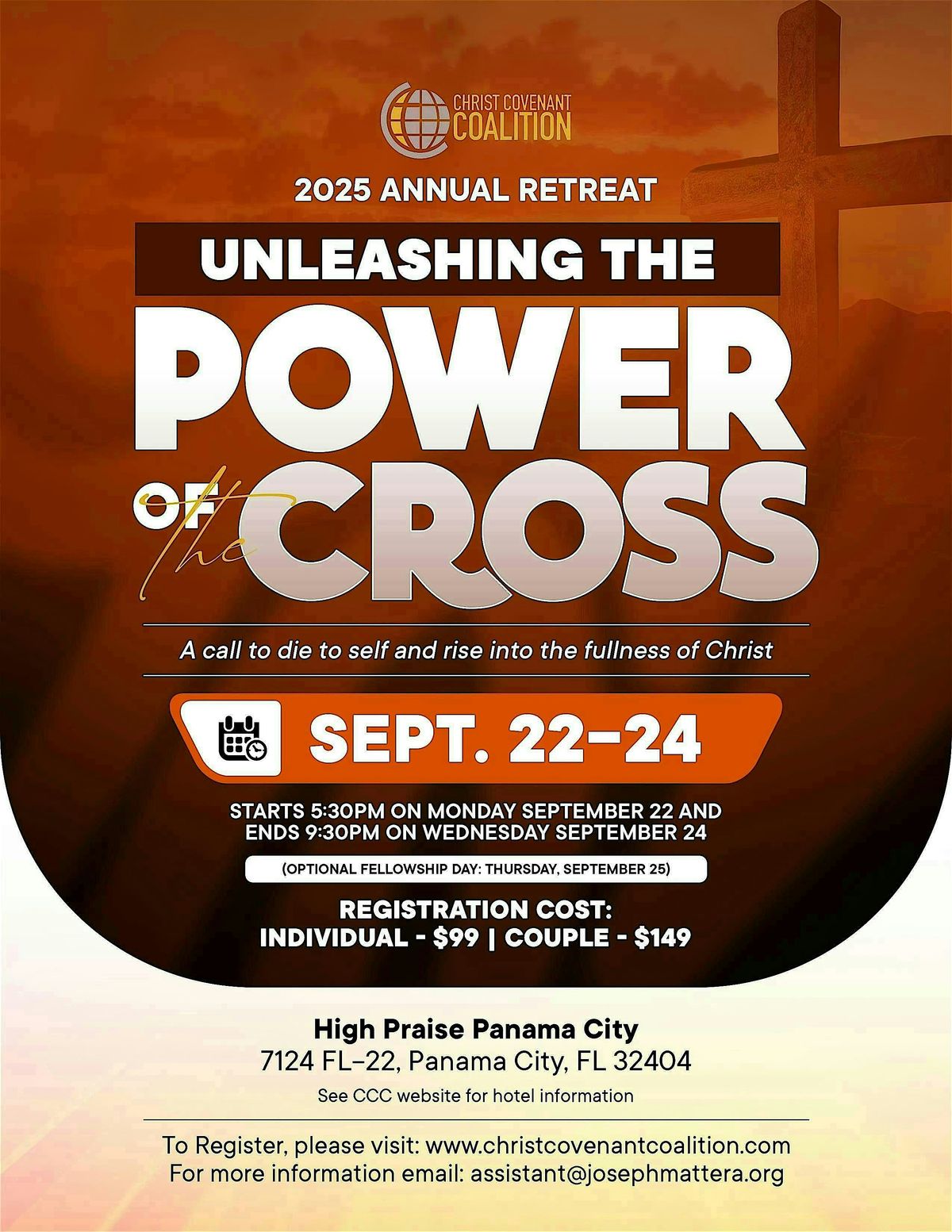 Unleashing The Power of The Cross CCC 2025 Annual Retreat, 22 September | Event in Panama City | AllEvents
