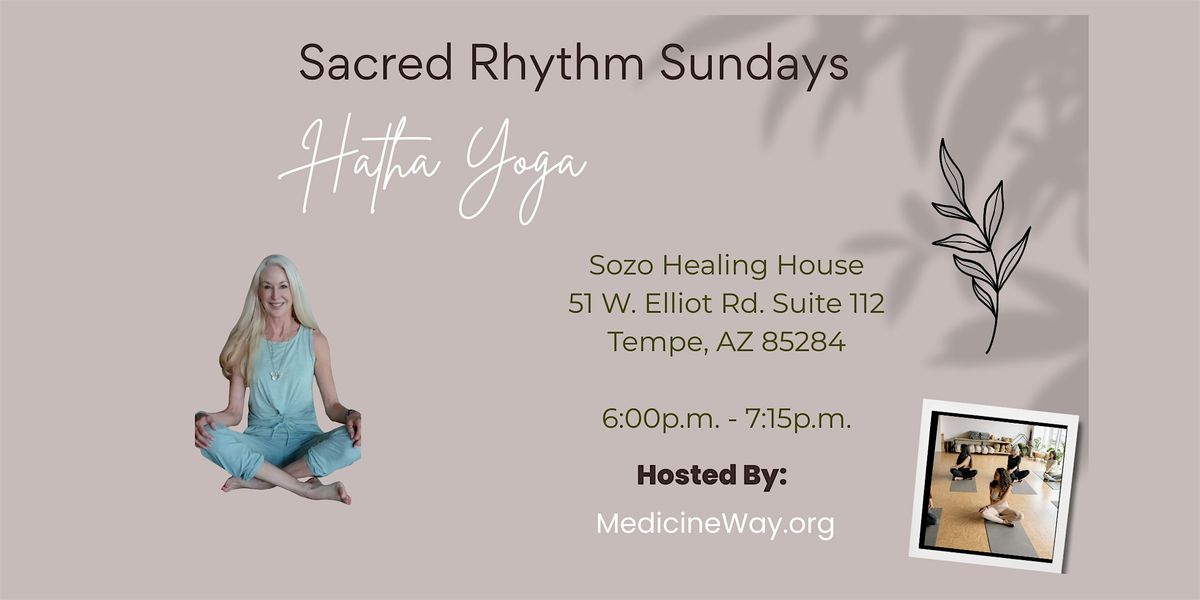 Sacred Rhythm Sundays:  Hatha Yoga, 21 September | Event in Tempe | AllEvents