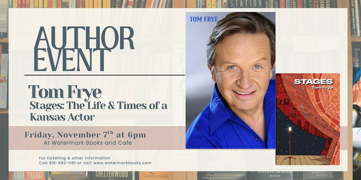 In Store Event with Tom Frye, 7 November | Event in Wichita | AllEvents