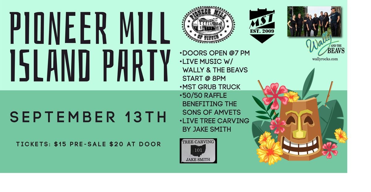 Pioneer Mill Island Party, 13 September | Event in Tiffin | AllEvents