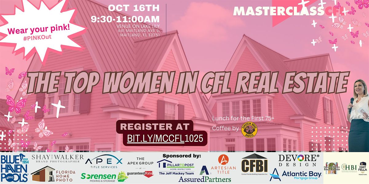 [MasterclassCFL3.0]October Session - PINKOUT Women in CFL Real Estate (5), 16 October | Event in Maitland