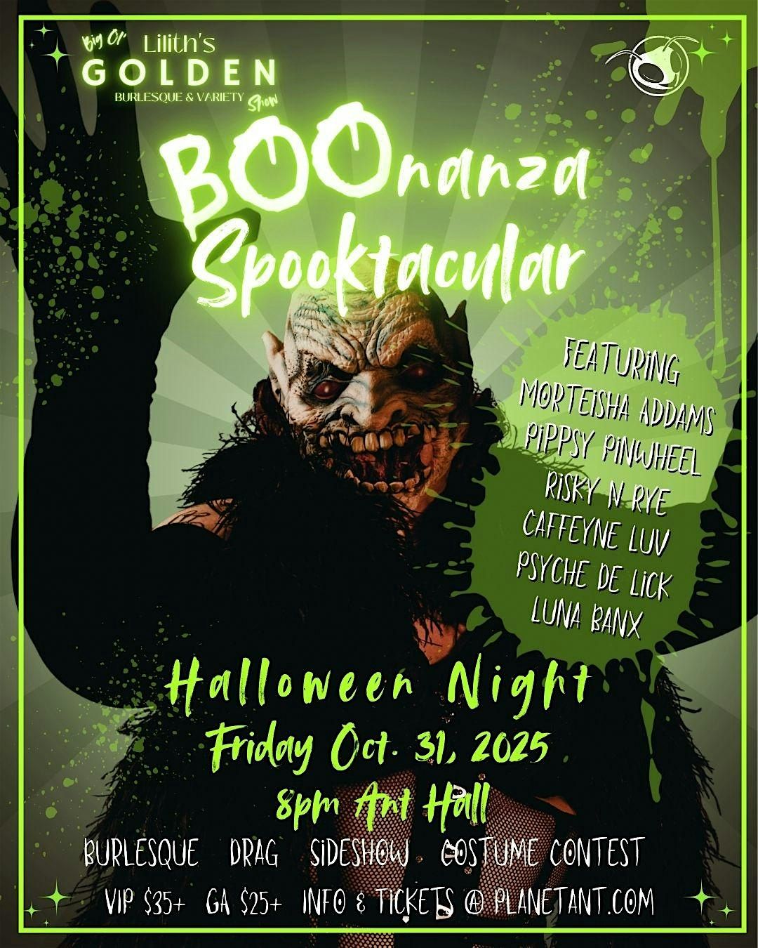 Lilith's Big Ol' Golden Show Presents BOOnanza Spooktacular, 31 October | Event in Hamtramck | AllEvents