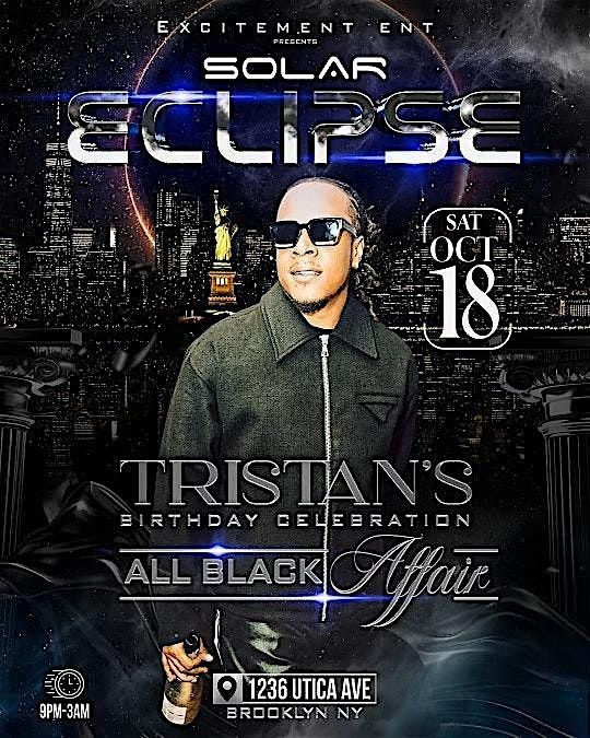 SOLAR ECLIPSE - The All Black Affair, 18 October | Event in Brooklyn | AllEvents